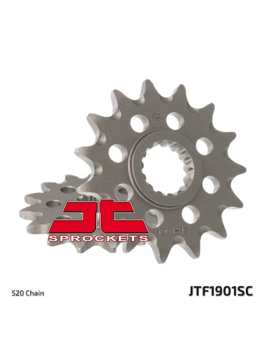 JT SPROCKETS Steel Self-Cleaning Front Sprocket 1901 - 520