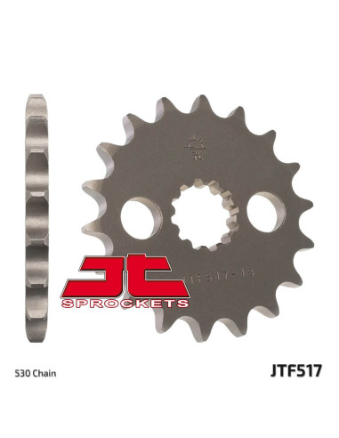 JT SPROCKETS Steel Standard Front Sprocket 517 - 630