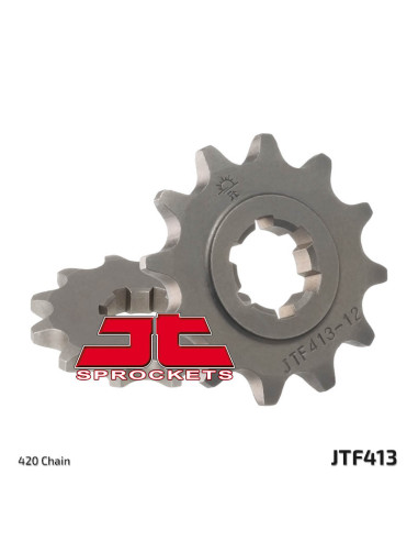 JT SPROCKETS Steel Standard Front Sprocket 413 - 420