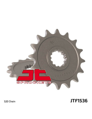 JT SPROCKETS Steel Standard Front Sprocket 1536 - 520