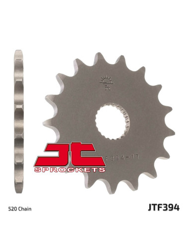 JT SPROCKETS Steel Standard Front Sprocket 394 - 520