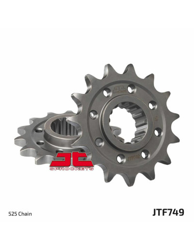 JT SPROCKETS Steel Standard Front Sprocket 749 - 525