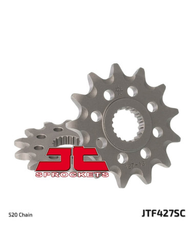 JT SPROCKETS Steel Self-Cleaning Front Sprocket 427 - 520