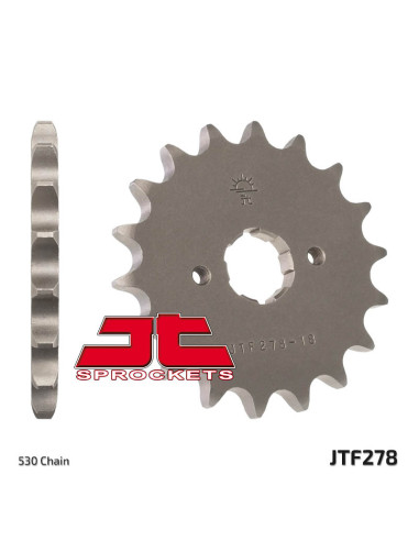 JT SPROCKETS Steel Standard Front Sprocket 278 - 520