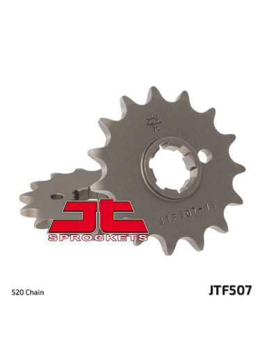JT SPROCKETS Steel Standard Front Sprocket 507 - 520