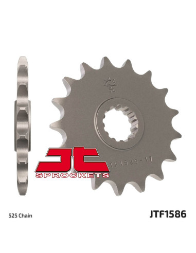 JT SPROCKETS Steel Standard Front Sprocket 1586 - 525