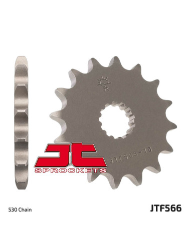 JT SPROCKETS Steel Standard Front Sprocket 566 - 530