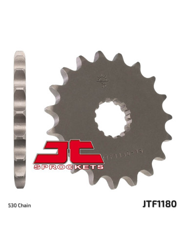 JT SPROCKETS Steel Standard Front Sprocket 1180 - 530