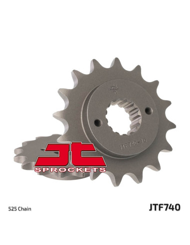 JT SPROCKETS Steel Standard Front Sprocket 740 - 525