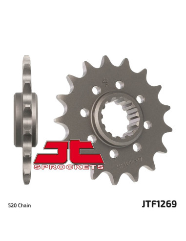 JT SPROCKETS Steel Standard Front Sprocket 1269 - 520