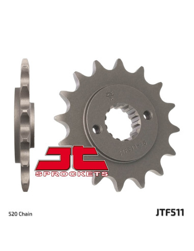 JT SPROCKETS Steel Standard Front Sprocket 511 - 520