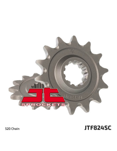 JT SPROCKETS Steel Self-Cleaning Front Sprocket 824 - 520