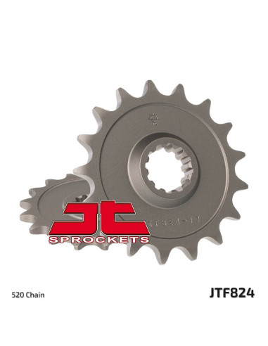 JT SPROCKETS Steel Standard Front Sprocket 824 - 520