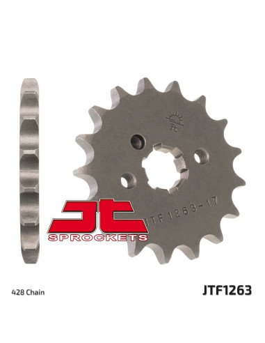 JT SPROCKETS Steel Standard Front Sprocket 1263 - 428