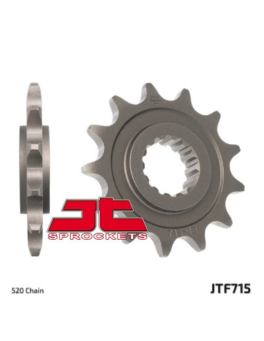 JT SPROCKETS Steel Standard Front Sprocket 715 - 520
