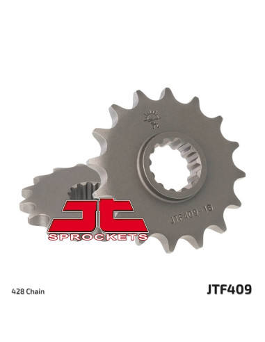 JT SPROCKETS Steel Standard Front Sprocket 409 - 428