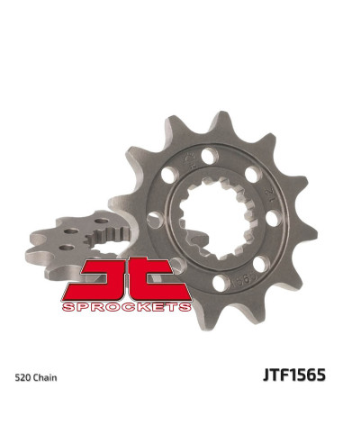 JT SPROCKETS Steel Standard Front Sprocket 1565 - 520