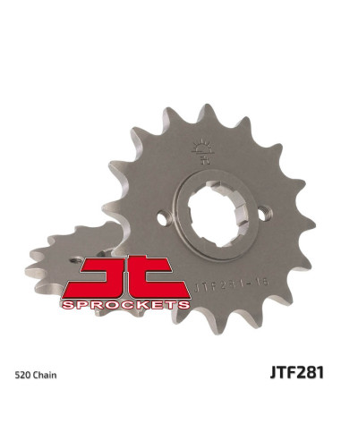 JT SPROCKETS Steel Standard Front Sprocket 281 - 520