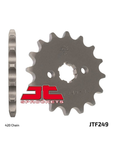 JT SPROCKETS Steel Standard Front Sprocket 249 - 420