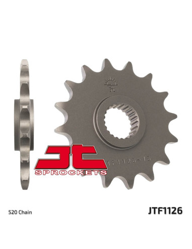 JT SPROCKETS Steel Standard Front Sprocket 1126 - 520