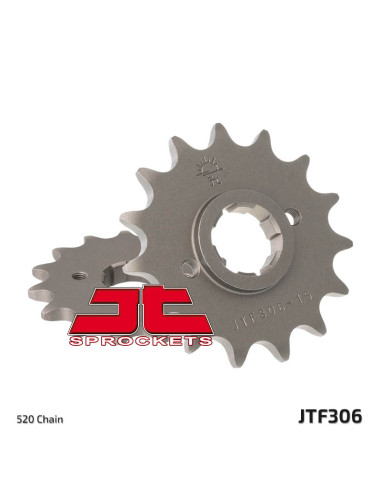 JT SPROCKETS Steel Standard Front Sprocket 306 - 520