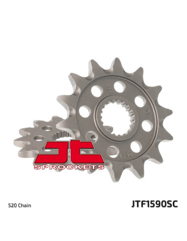 Pignon JT SPROCKETS acier anti-boue 1590 - 520