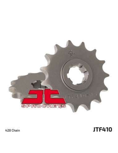 JT SPROCKETS Steel Standard Front Sprocket 410 - 428