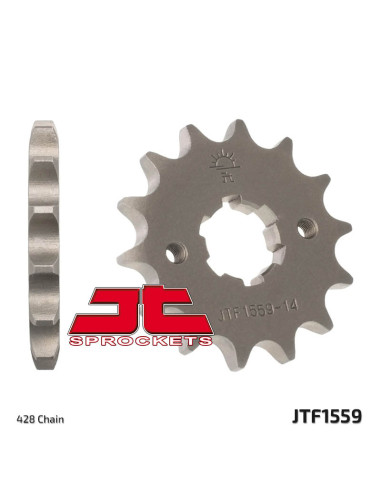 JT SPROCKETS Steel Standard Front Sprocket 1559 - 428