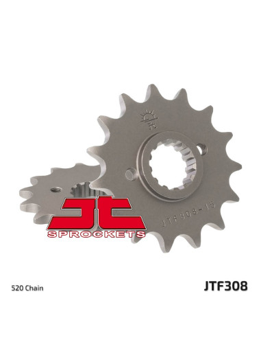 JT SPROCKETS Steel Standard Front Sprocket 308 - 520