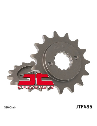 JT SPROCKETS Steel Standard Front Sprocket 495 - 520