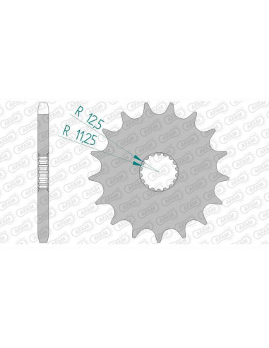 AFAM Steel Standard Front Sprocket 88900 - 525