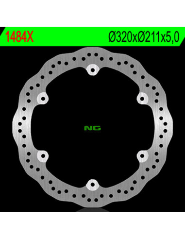 NG BRAKES Petal Fix Brake Disc - 1484X