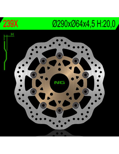 NG BRAKES Petal FloatiNG BRAKES - 239X