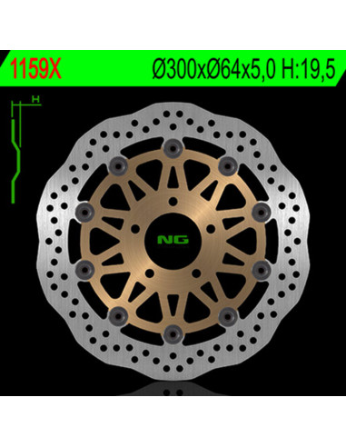 NG BRAKES Petal FloatiNG BRAKES - 1159X