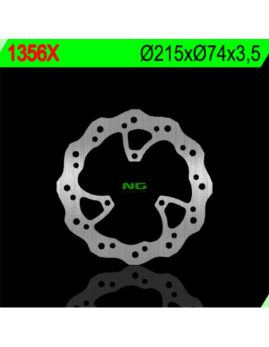 Disque de frein NG BRAKES pétale fixe - 1356X