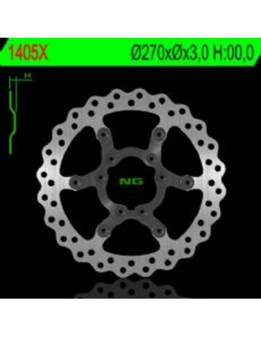 Disque de frein NG BRAKES pétale flottant - 1405X