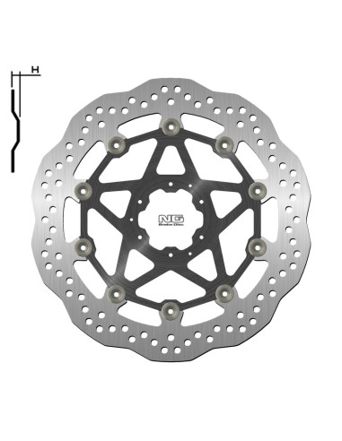 Disque de frein NG BRAKES pétale flottant - 1643XG