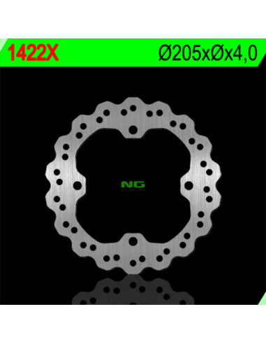 Disque de frein NG BRAKES pétale fixe - 1422X