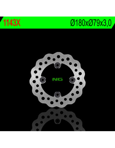 NG BRAKES Petal Fix Brake Disc - 1143X