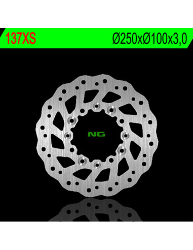 Disque de frein NG BRAKES pétale fixe - 1761X