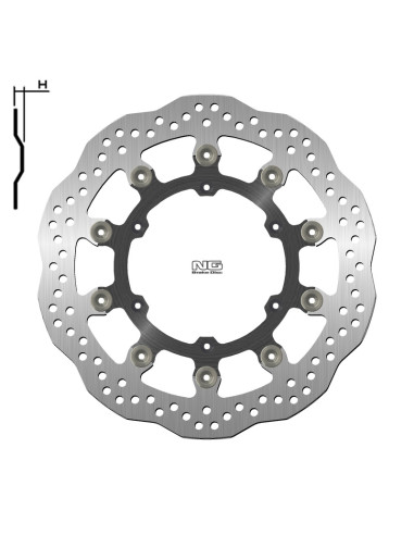 Disque de frein NG BRAKES Pétale Flottant - 1224XG