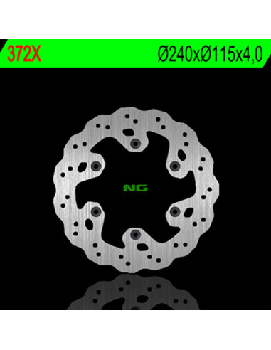 Disque de frein NG BRAKES pétale fixe - 372X