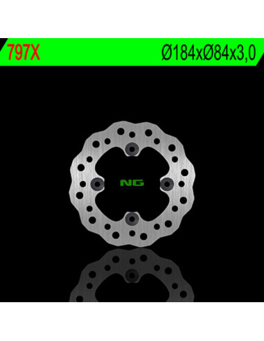 NG BRAKES Petal Fix Brake Disc - 797X