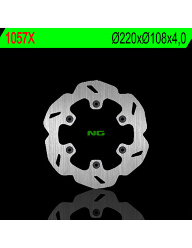 Disque de frein NG BRAKES pétale fixe - 1057X