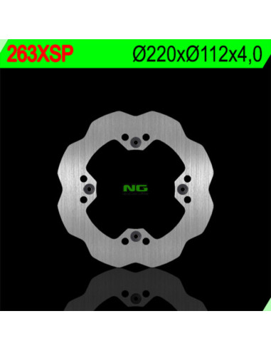 Disque de frein NG BRAKES pétale fixe - 263XSP