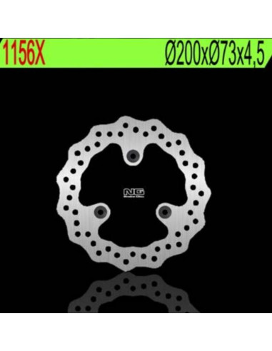 Disque de frein NG BRAKES Pétale fixe - 1156X