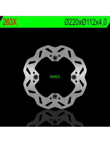 Disque de frein NG BRAKES pétale fixe - 263X