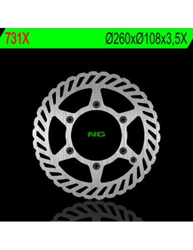 NG BRAKES Petal Fix Brake Disc - 731X