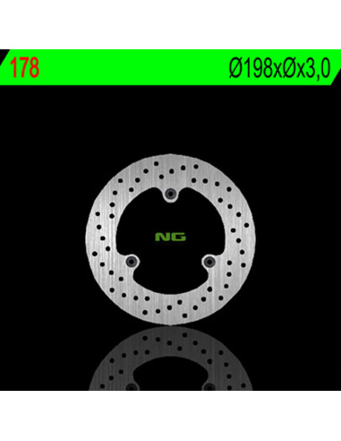 NG BRAKES Fix Brake Disc - 178