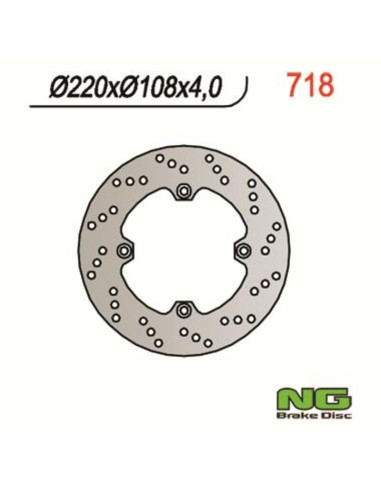 Disque de frein NG BRAKES fixe - 718